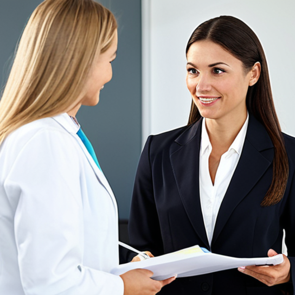 Health Management Consultant**

"A former occupational therapist, now a health management consultant, fully clothed in professional attire, advising a client on a personalized health plan in a bright, modern office. Focus on a friendly, supportive atmosphere. Safe for work, appropriate content, perfect anatomy, natural proportions, professional, modest."

**