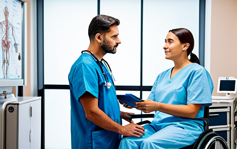 작업치료사의 임상 워크숍 후기 - AI-Assisted Assessment**

"A fully clothed healthcare professional using an AI-powered diagnostic to...