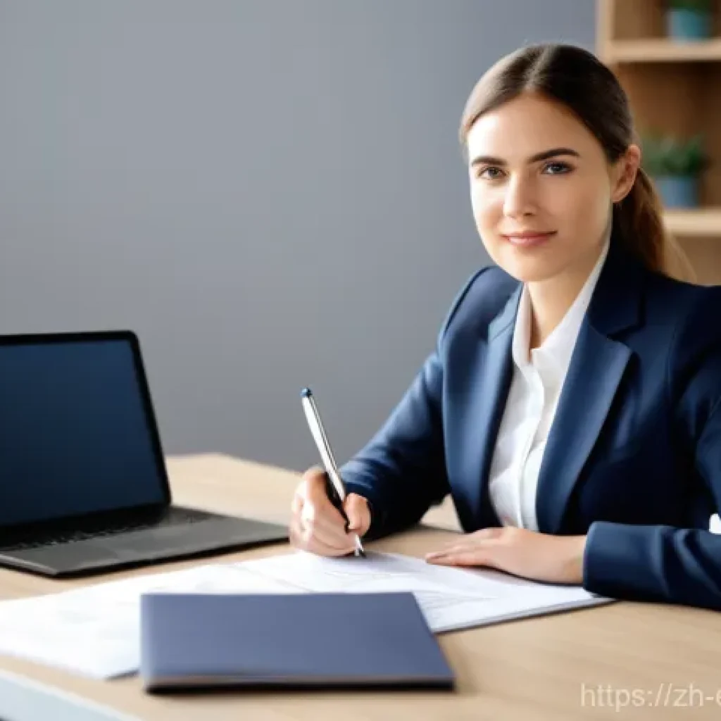 작업치료사 이직 시 필수 서류 - **Prompt 1: The Prepared Occupational Therapist**
A highly detailed, realistic image of a female...