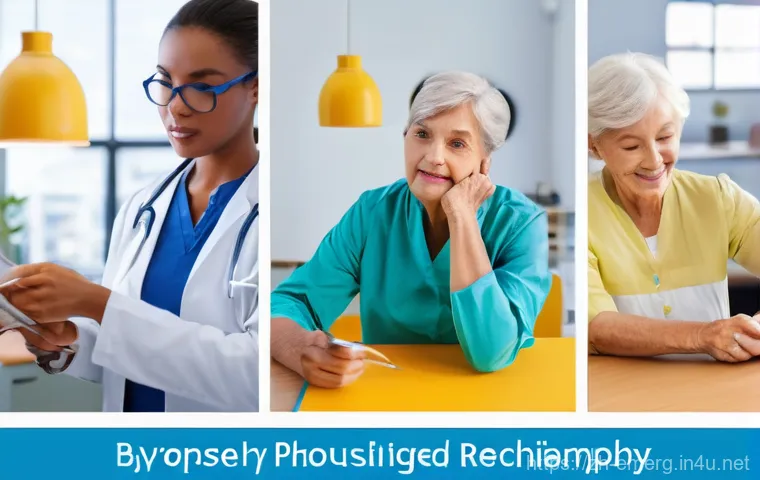 작업치료사로서의 환자 중심 치료 - Here are three detailed image prompts in English, designed to be age-appropriate and in line with th...