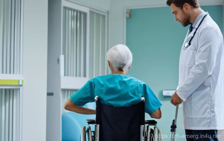 작업치료사의 팀워크 촉진 전략 - **Prompt 1: The Empathetic Bridge**
    A bright, modern hospital rehabilitation room filled with na...