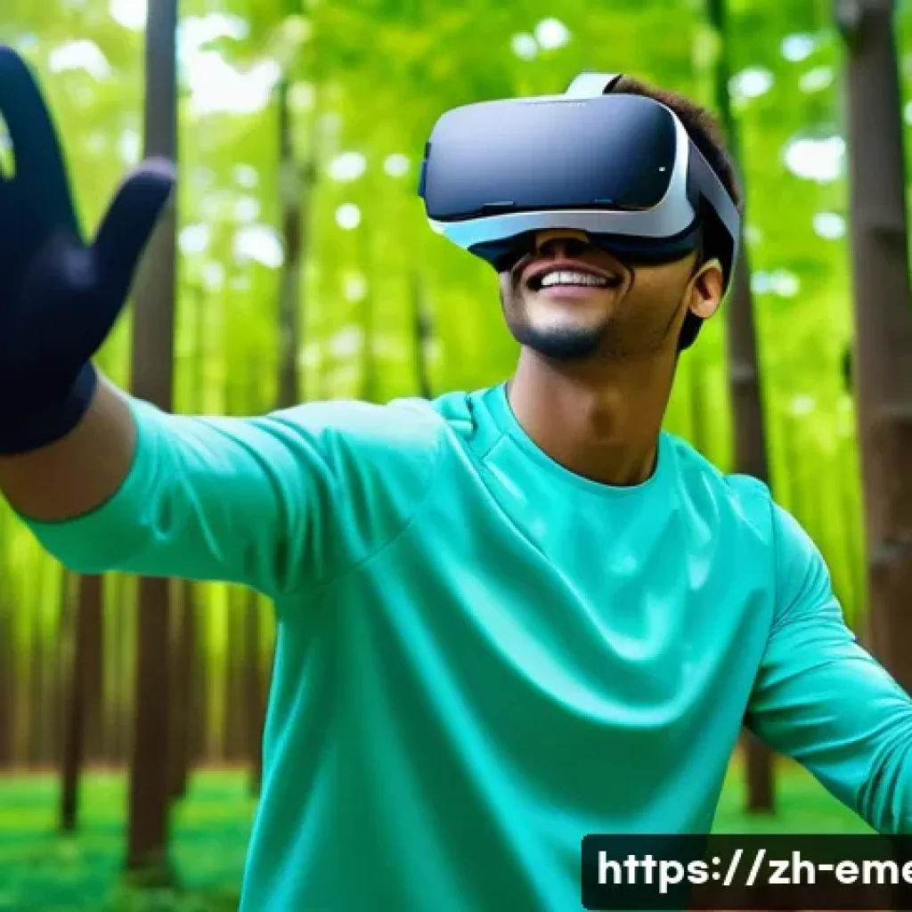 작업치료사의 최신 치료 기술 성공 사례 연구 - **Prompt: "A young adult, wearing modern athletic clothing, enthusiastically participating in a virt...