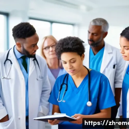 작업치료사의 병원 내 교육 기회 활용 사례 - **"A vibrant and diverse group of occupational therapists, male and female, of varying ages and ethn...