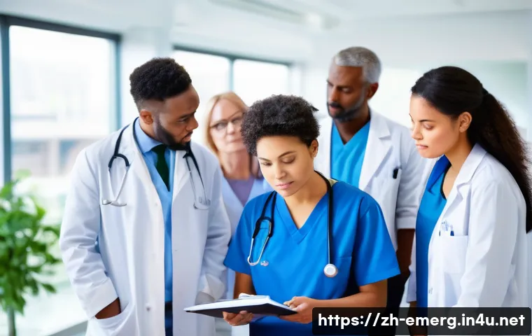 작업치료사의 병원 내 교육 기회 활용 사례 - **"A vibrant and diverse group of occupational therapists, male and female, of varying ages and ethn...