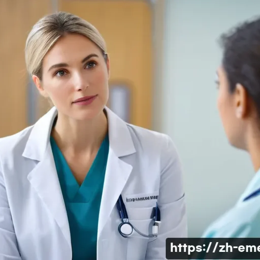 작업치료사의 직장 내 갈등 해결 - A professional occupational therapist attentively listening to a colleague during a patient care dis...