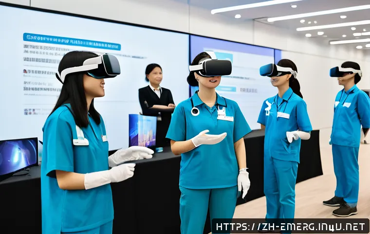 작업치료사 대상 컨퍼런스 소개 - A modern occupational therapy conference scene in a large, bright convention hall filled with divers...