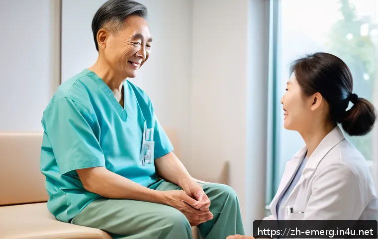 작업치료사로서의 긍정적 사고법 - A warm, inviting rehabilitation therapy room bathed in soft natural light with comfortable seating a...