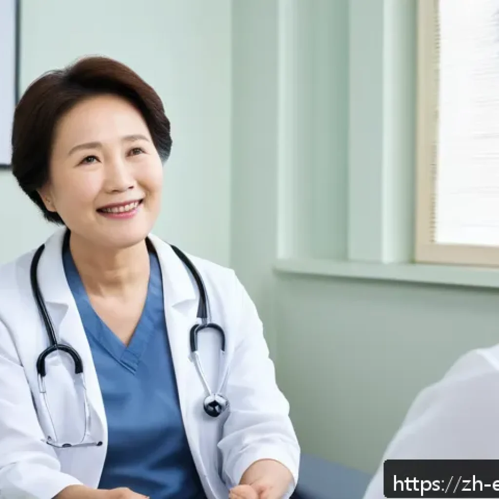 작업치료사의 대인 관계 팁 - A professional therapist attentively listening to a middle-aged Chinese patient in a modern clinical...
