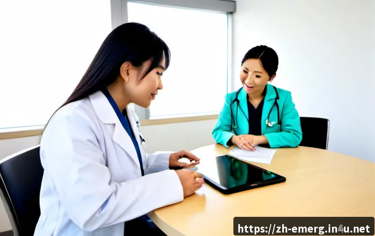 작업치료사의 팀 내 협업 사례 - Photorealistic hospital rehabilitation team meeting, an occupational therapist in professional attir...